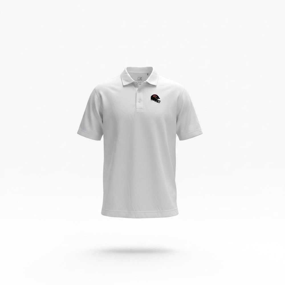 Cutter & Buck Chicago Bears NFL White DryTec Polo Shirt Mens XL New With Tags